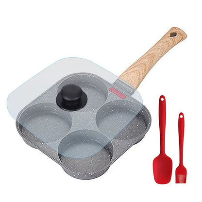 Thickened Omelet Egg Frying Pan with Lid Nonstick 4 Cups Pancake Pan | Bowlift
