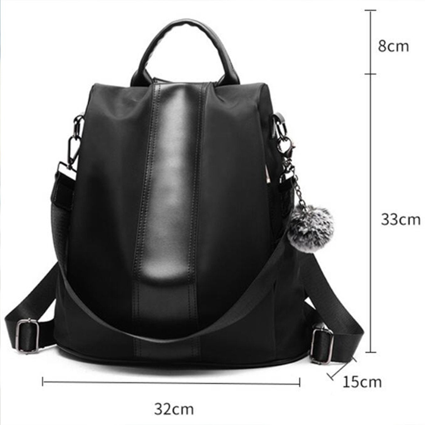 BowLift | Women's Anti-theft Leather Backpack