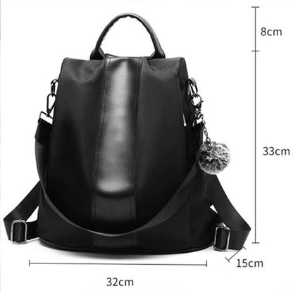 BowLift | Women's Anti-theft Leather Backpack