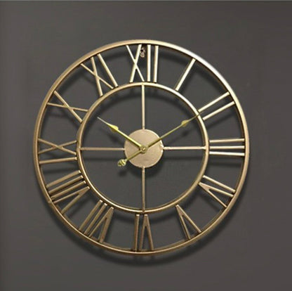 BowLift | TIMEMESH – Skeleton Wall Clock with Silent Non-Ticking Mechanism