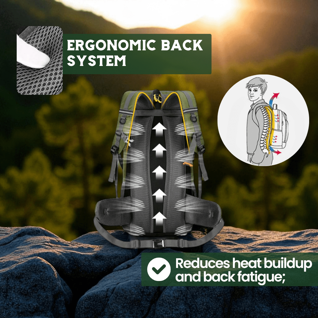Skanto | TRAILPRO 50L – Hiking Backpack with Breathable Back and Smart Storage