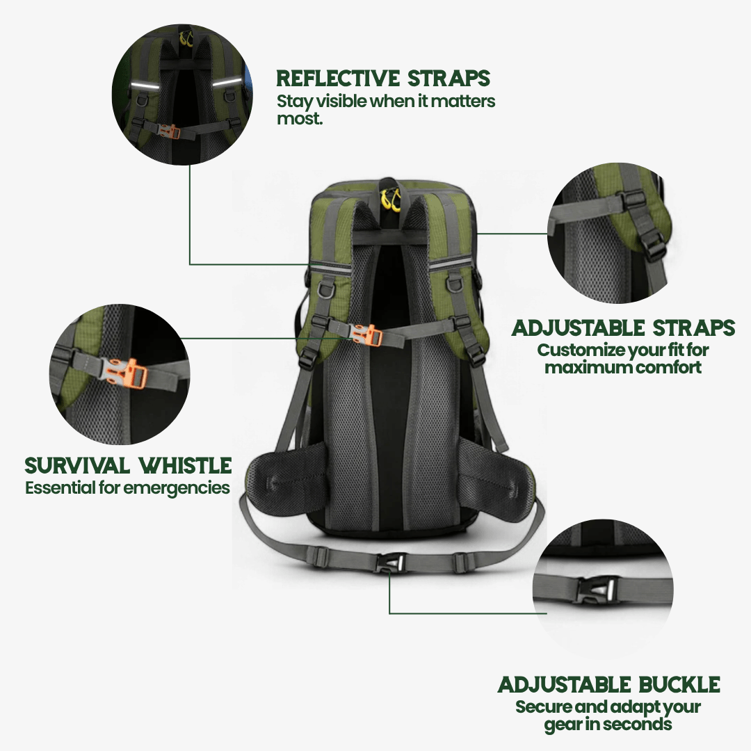 Skanto | TRAILPRO 50L – Hiking Backpack with Breathable Back and Smart Storage