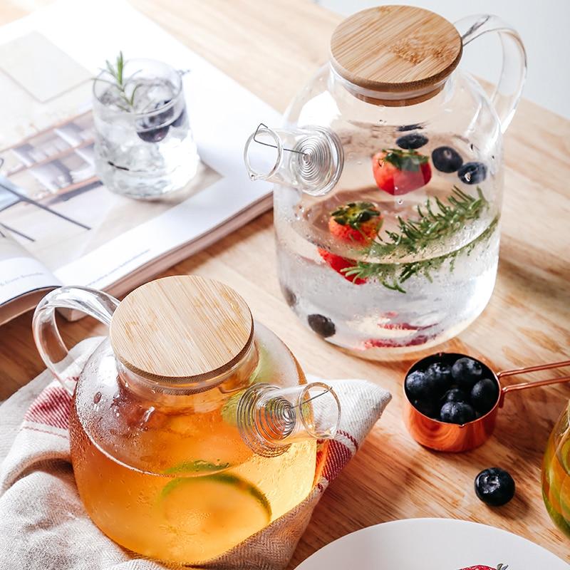 Transparent Borosilicate Glass Teapot Heat Resistant | Brehn
