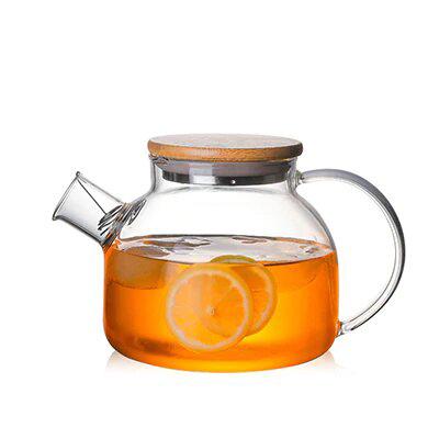 Transparent Borosilicate Glass Teapot Heat Resistant | Brehn