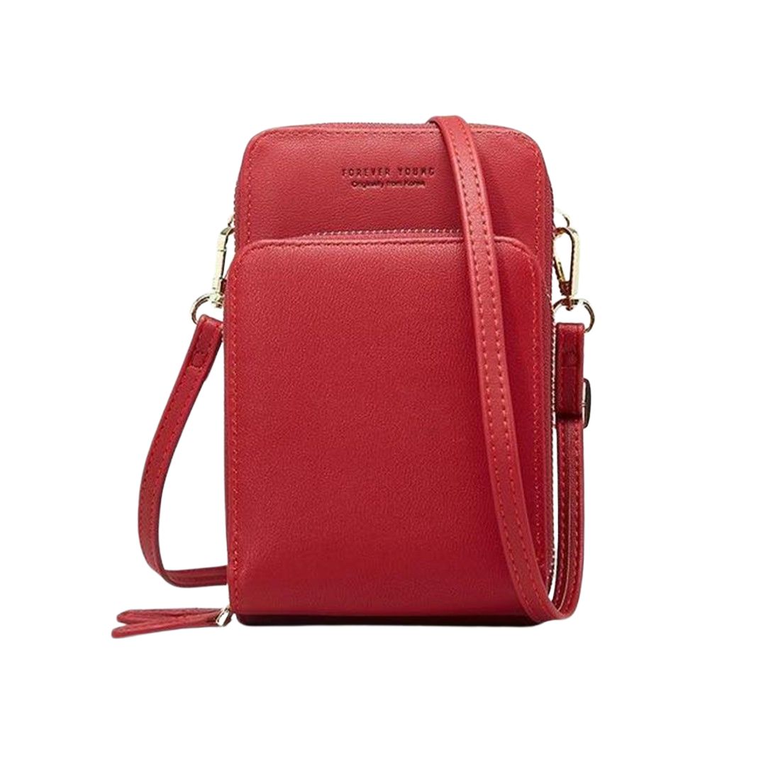 BowLift | Triple Secure Leather Phone Purse: Elegance Meets Practicality