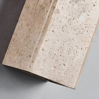 BowLift | Wall lamp made of travertine for a warm and elegant atmosphere