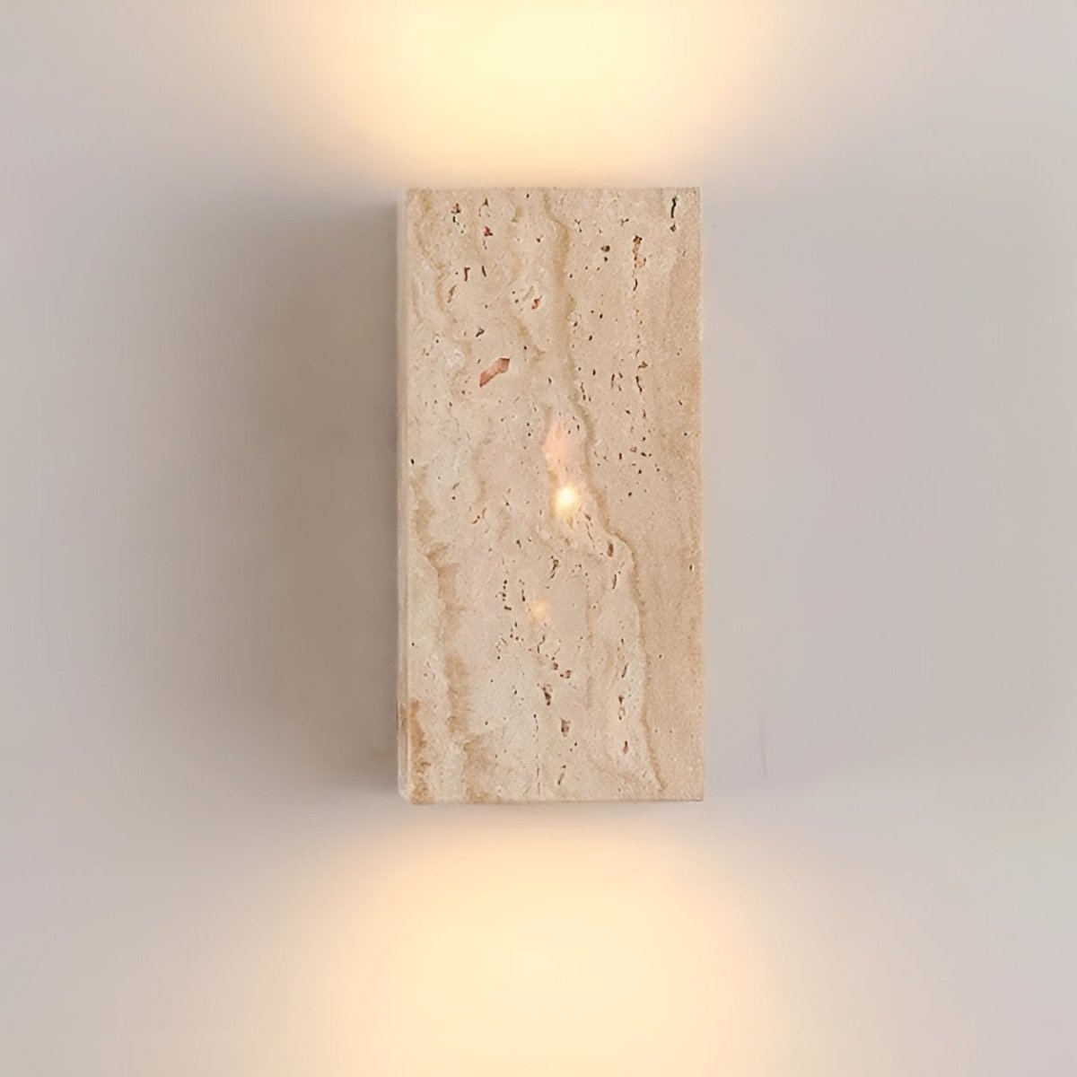 BowLift | Wall lamp made of travertine for a warm and elegant atmosphere
