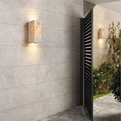 BowLift | Wall lamp made of travertine for a warm and elegant atmosphere