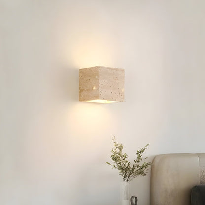 BowLift | Wall lamp made of travertine for a warm and elegant atmosphere
