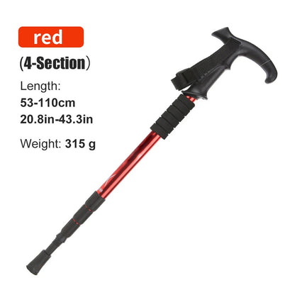 TrekPixin Adjustable T-Handle Hiking Poles | Karnz