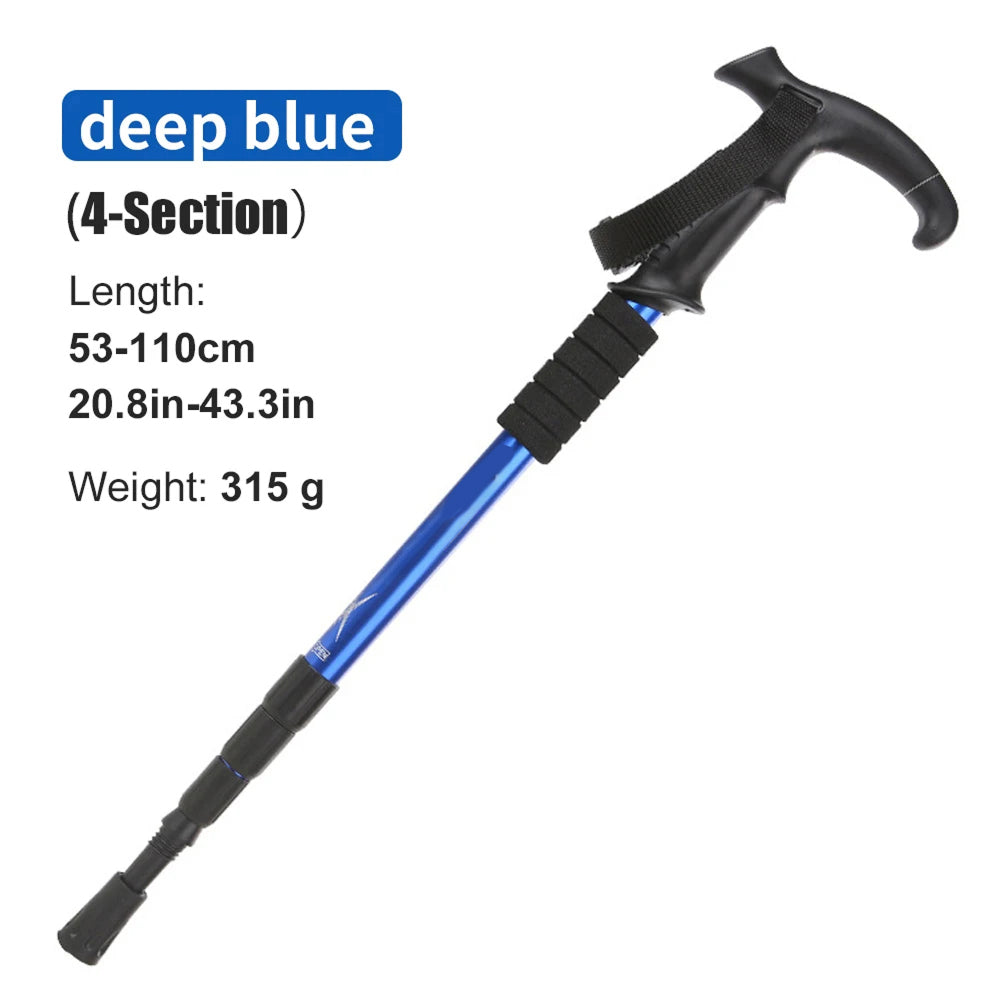 TrekPixin trekking poles adjustable T-grip | Bowlift