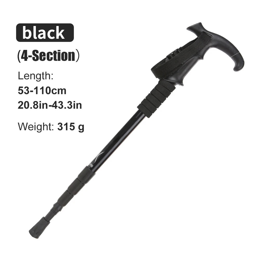 TrekPixin trekking poles adjustable T-grip | Bowlift