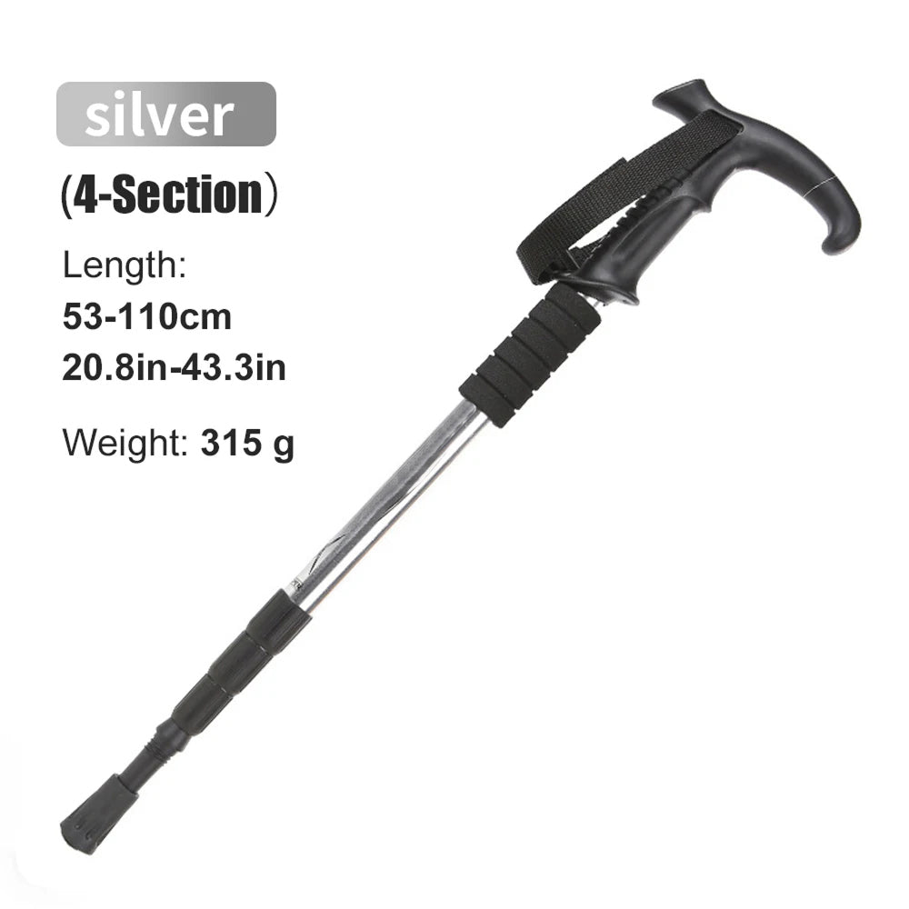 TrekPixin trekking poles adjustable T-grip | Bowlift