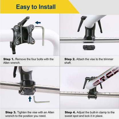 BowLift | TRIMFORT – Ergonomic String Trimmer Handle Extension for Enhanced Comfort