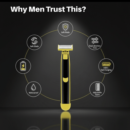 BowLift | TrimVance Elite Body Groomer | All-in-one wet and dry electric shaver for smooth body care