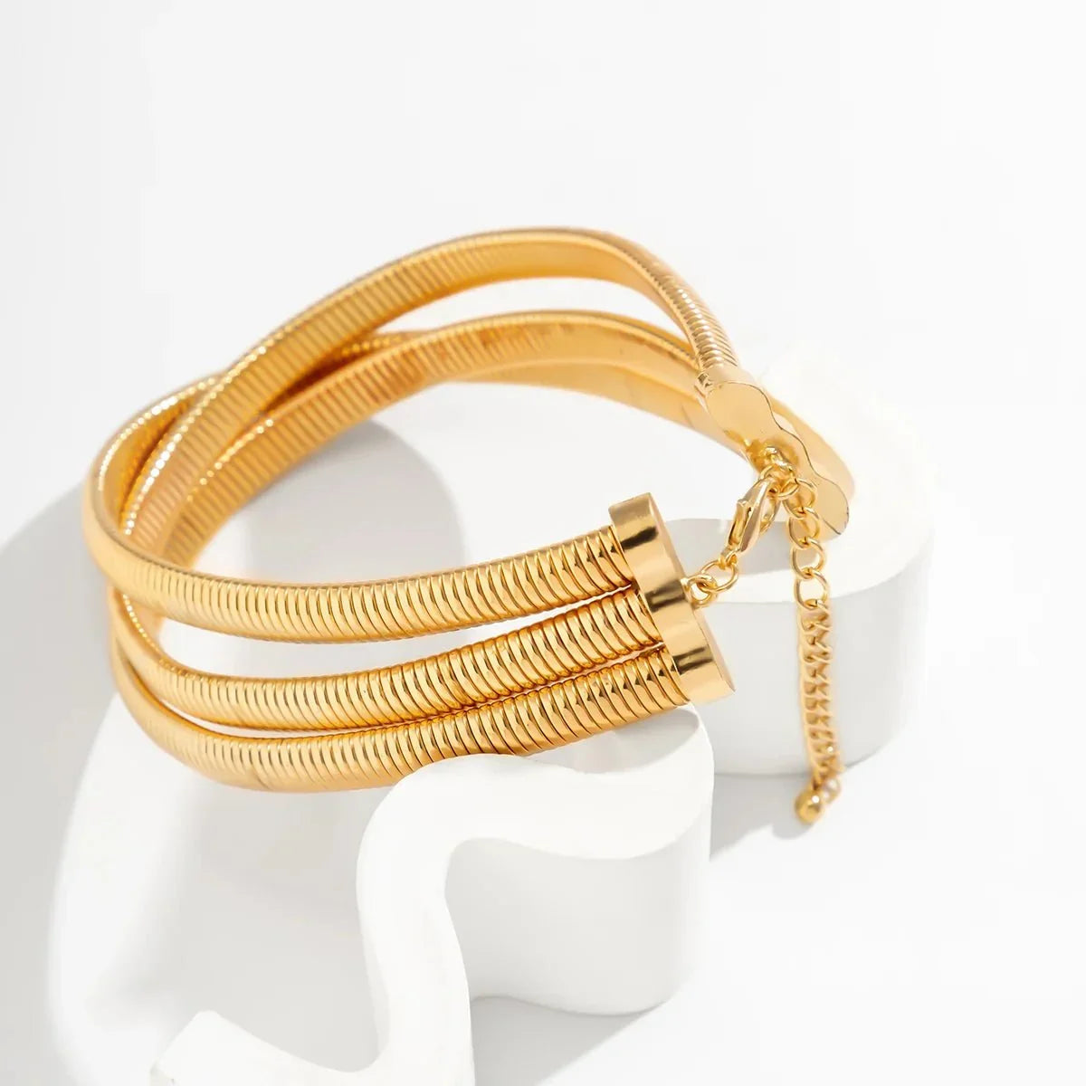BowLift | Triple Layer Stacked Chunky Choker Necklace