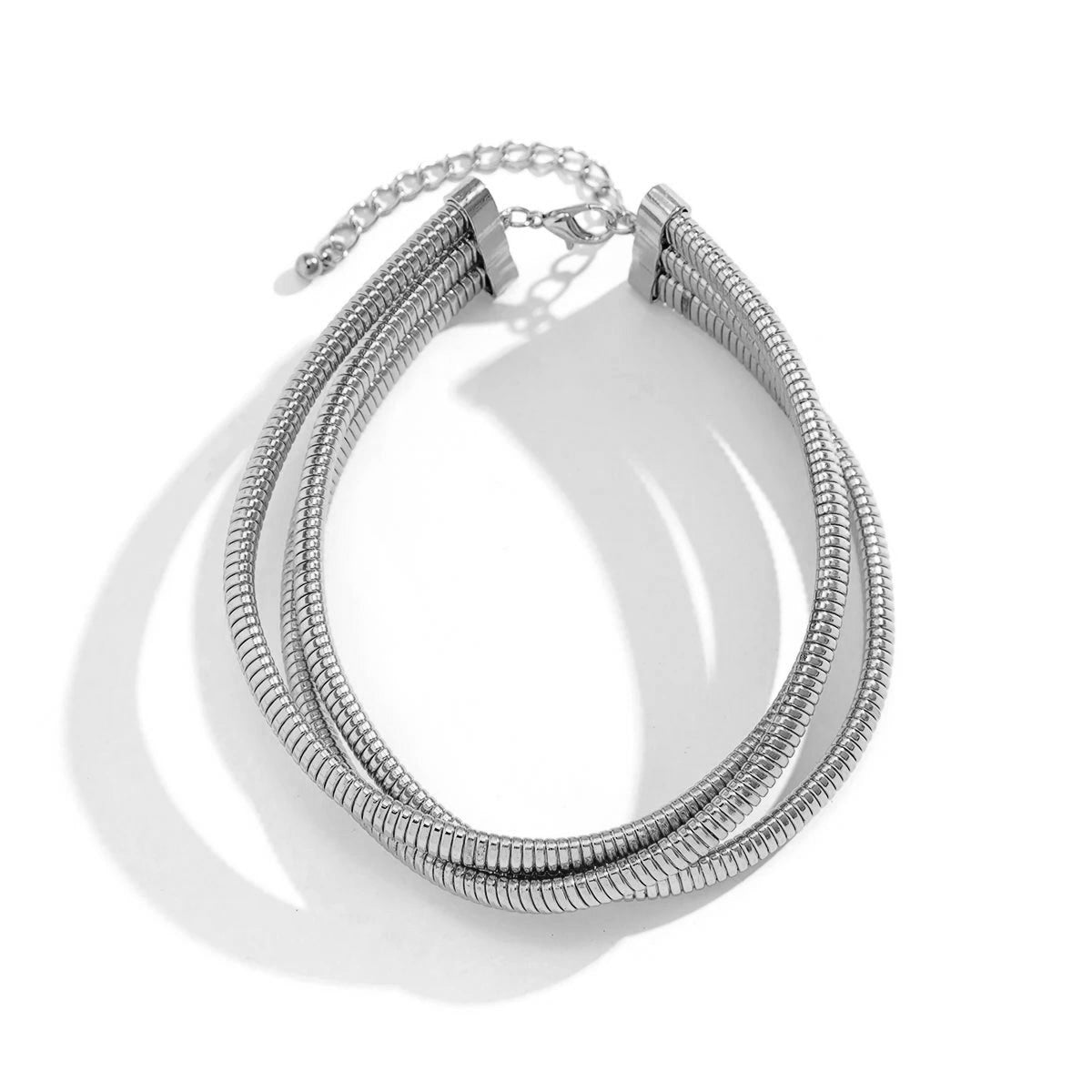 BowLift | Triple Layer Stacked Chunky Choker Necklace