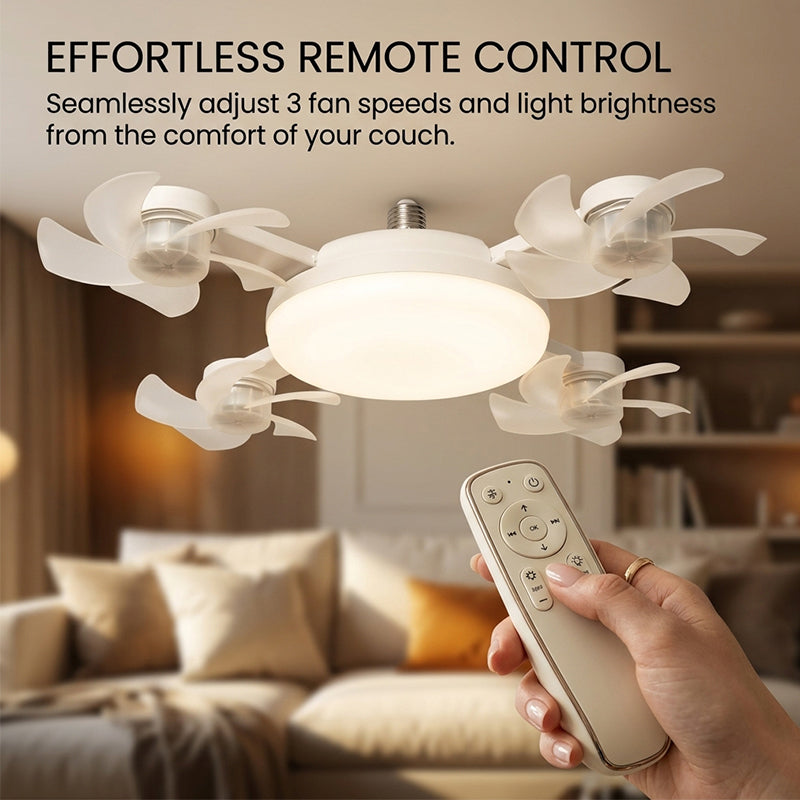 Remote Control Ceiling Fan Light Bulb | Bowlift