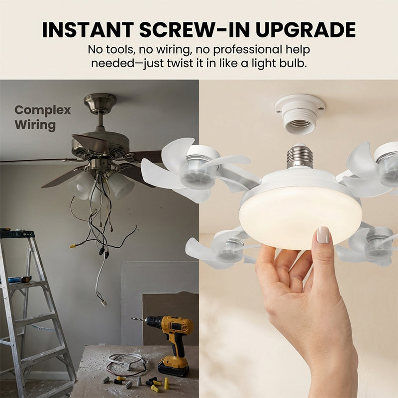 Remote Control Ceiling Fan Light Bulb | Bowlift