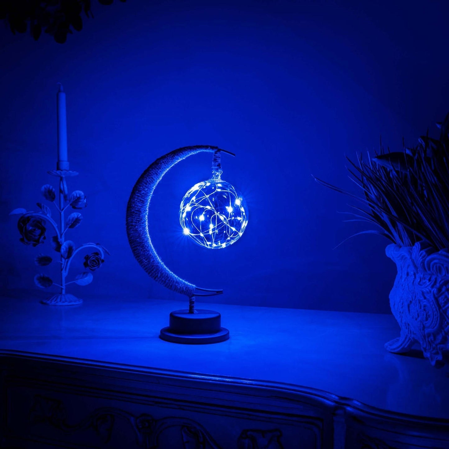 BowLift | LED Lunar Lamp - Enchanted Moon Night Light for Bedroom, Nursery & Home Decor