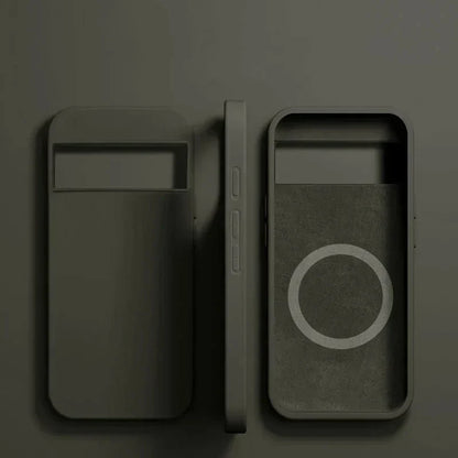Luxury MagSafe Magnetic Case for Google Pixel 8 7 6 Silicone Wireless Charging Shockproof Case