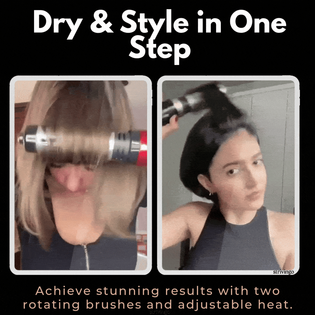Karnz | Driwave 2-in-1 Rotating Hair Dryer and Styler