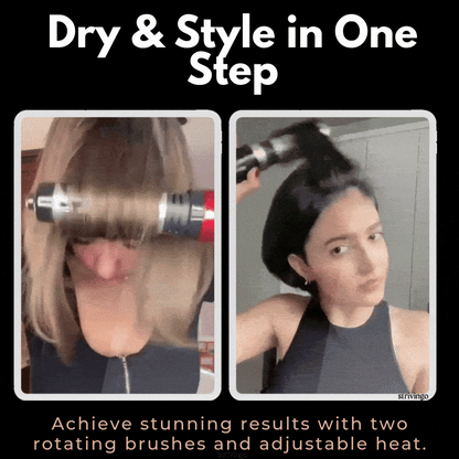 Karnz | Driwave 2-in-1 Rotating Hair Dryer and Styler