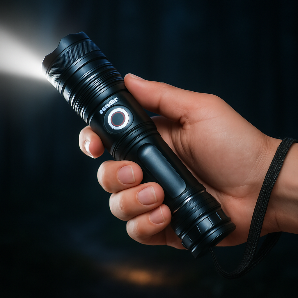 BowLift | LED Torch Rechargeable Zoom Aluminium Flashlight