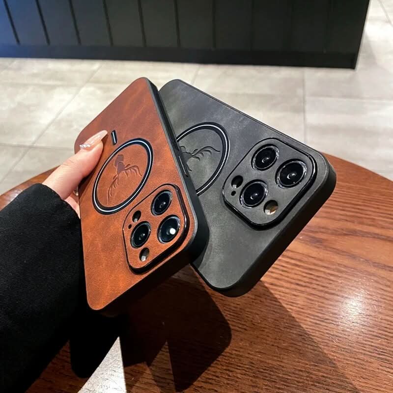 Skanto | Deer Leather iPhone Case MagSafe Wireless Charging