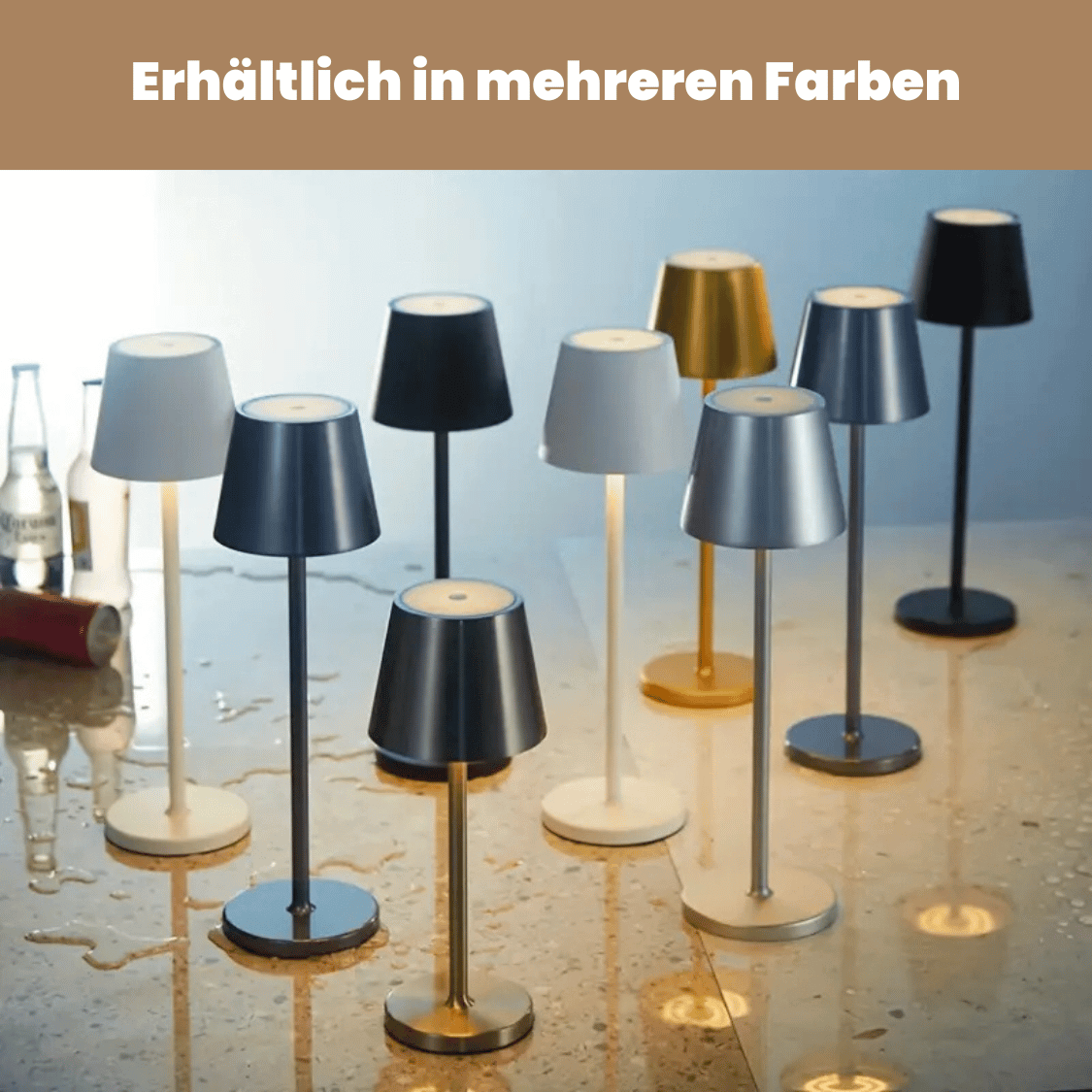 Skanto | LED Table Lamp – Wireless, Touch Control & Dimmable Light