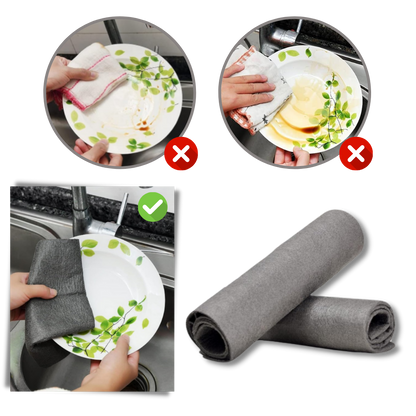 Ultra-Absorbent, Thickened Microfiber Cleaning Cloth