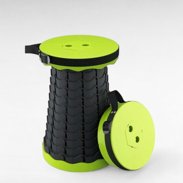 Skanto | UltraCompact Folding Stool | Lightweight, Adjustable Height & Portable for Camping, Fishing, Travel & Home Use