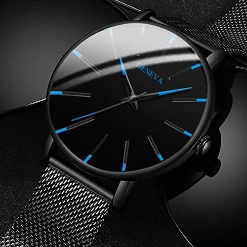 Ultra-thin minimalist business watch for men