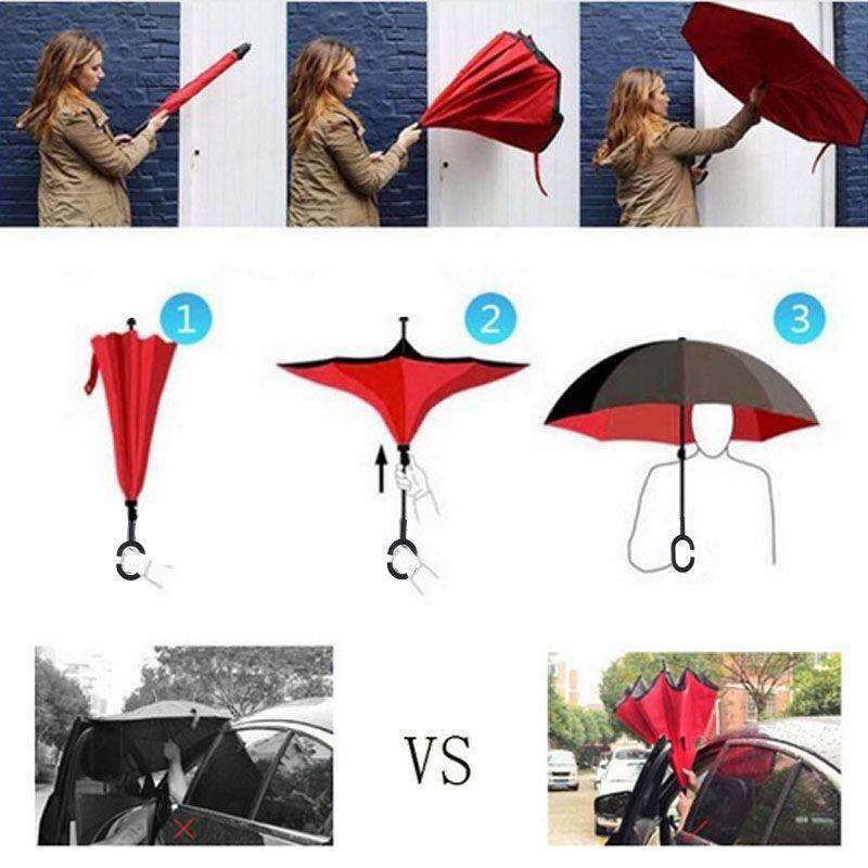 BowLift | Double-Layer Hands-Free Inverted Umbrella
