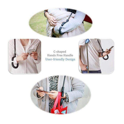 BowLift | Double-Layer Hands-Free Inverted Umbrella