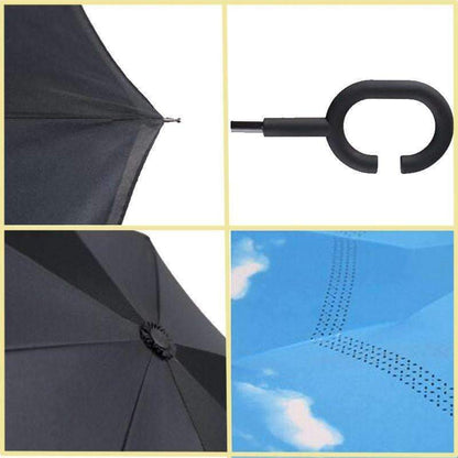 BowLift | Double-Layer Hands-Free Inverted Umbrella