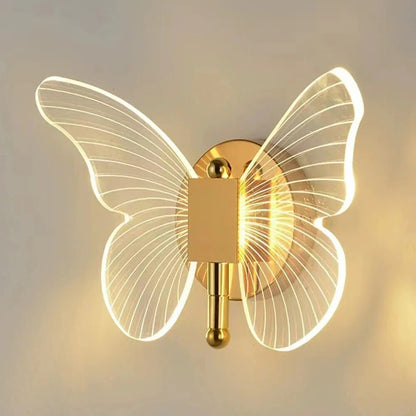 Modern Butterfly Wall Lamp – Elegant LED Wall Lighting for Living Room or Bedroom | Skanto