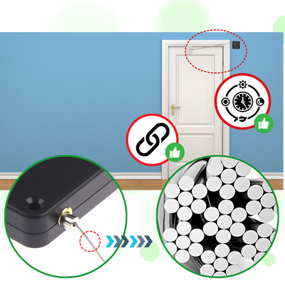 Punch-Free Automatic Door Closer