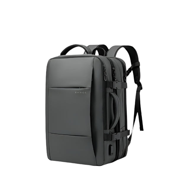 Skanto | URBANFORM Business Backpack – Expandable, Waterproof, USB Charging Port & 17.3" Laptop Compartment