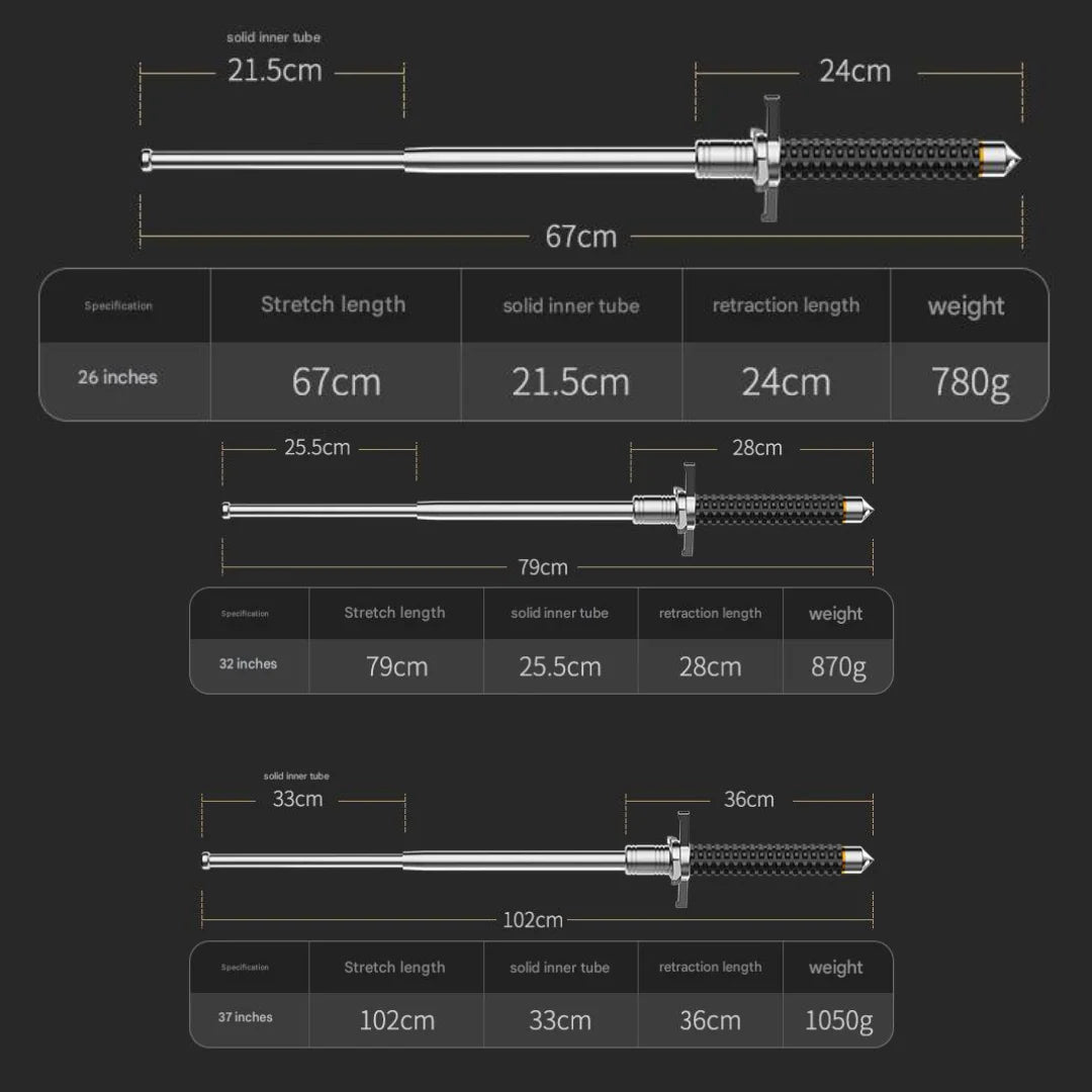 Skanto | BALANZ – Adjustable Walking Stick with Stable Base
