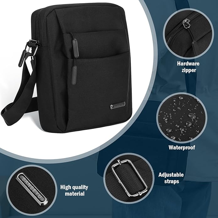 Skanto | URBANGUARD – Waterproof Men's Crossbody Bag with Anti-Theft Design