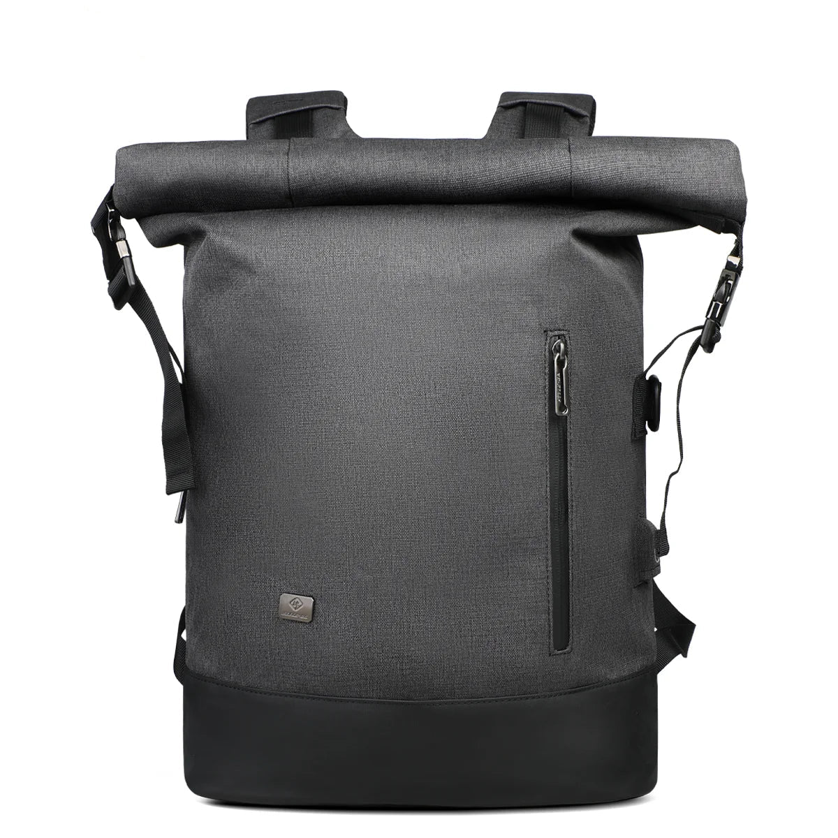 Skanto | URBANTRAIL Rolltop Backpack – Expandable and Waterproof Travel Backpack with USB Port and Laptop Compartment