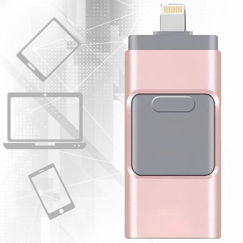 BowLift | USB Flash Drive for iPhone & Android - 128GB High-Speed Storage for Photos, Videos, and Files Transfer