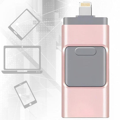 BowLift | USB Flash Drive for iPhone & Android - 128GB High-Speed Storage for Photos, Videos, and Files Transfer