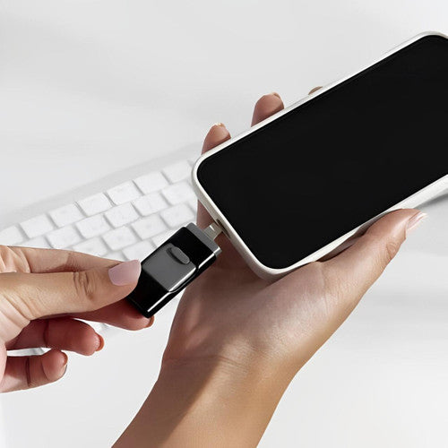 BowLift | USB Flash Drive for iPhone & Android - 128GB High-Speed Storage for Photos, Videos, and Files Transfer