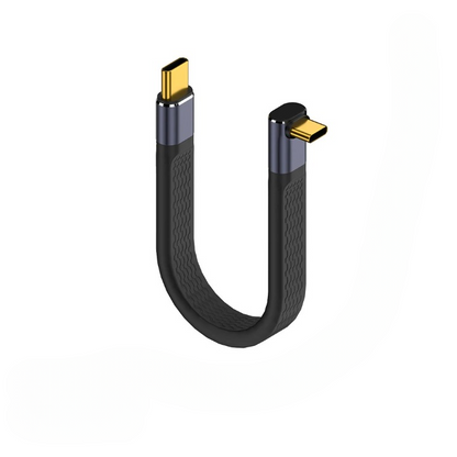 BowLift | USB4 Elbow Connector Cable – 240W, 40Gbps, 8K (1+1 FREE)