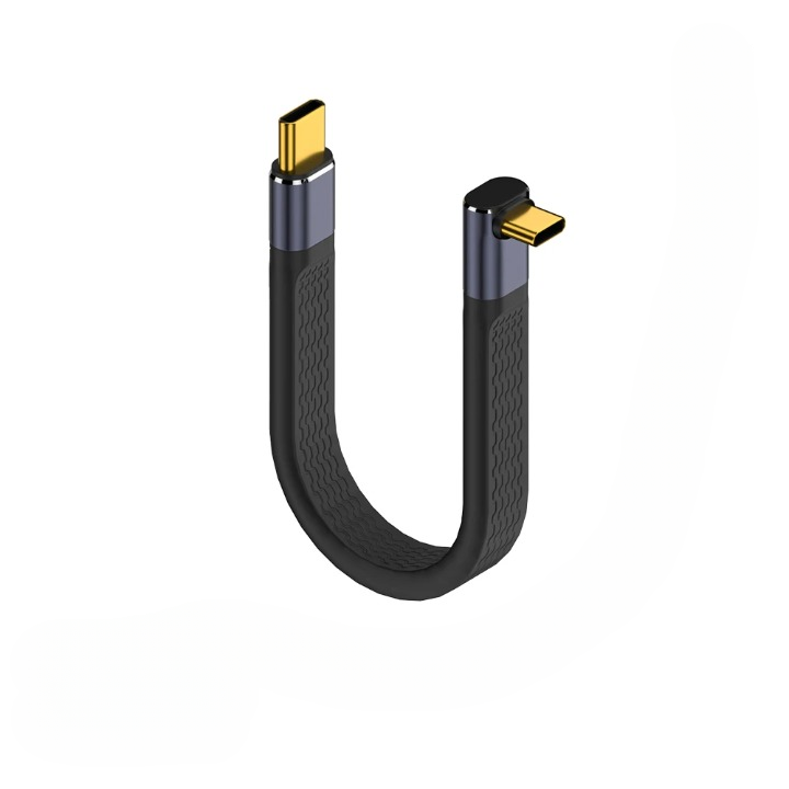 BowLift | USB4 Elbow Connector Cable – 240W, 40Gbps, 8K (1+1 FREE)