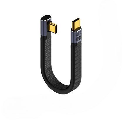 BowLift | USB4 Elbow Connector Cable – 240W, 40Gbps, 8K (1+1 FREE)