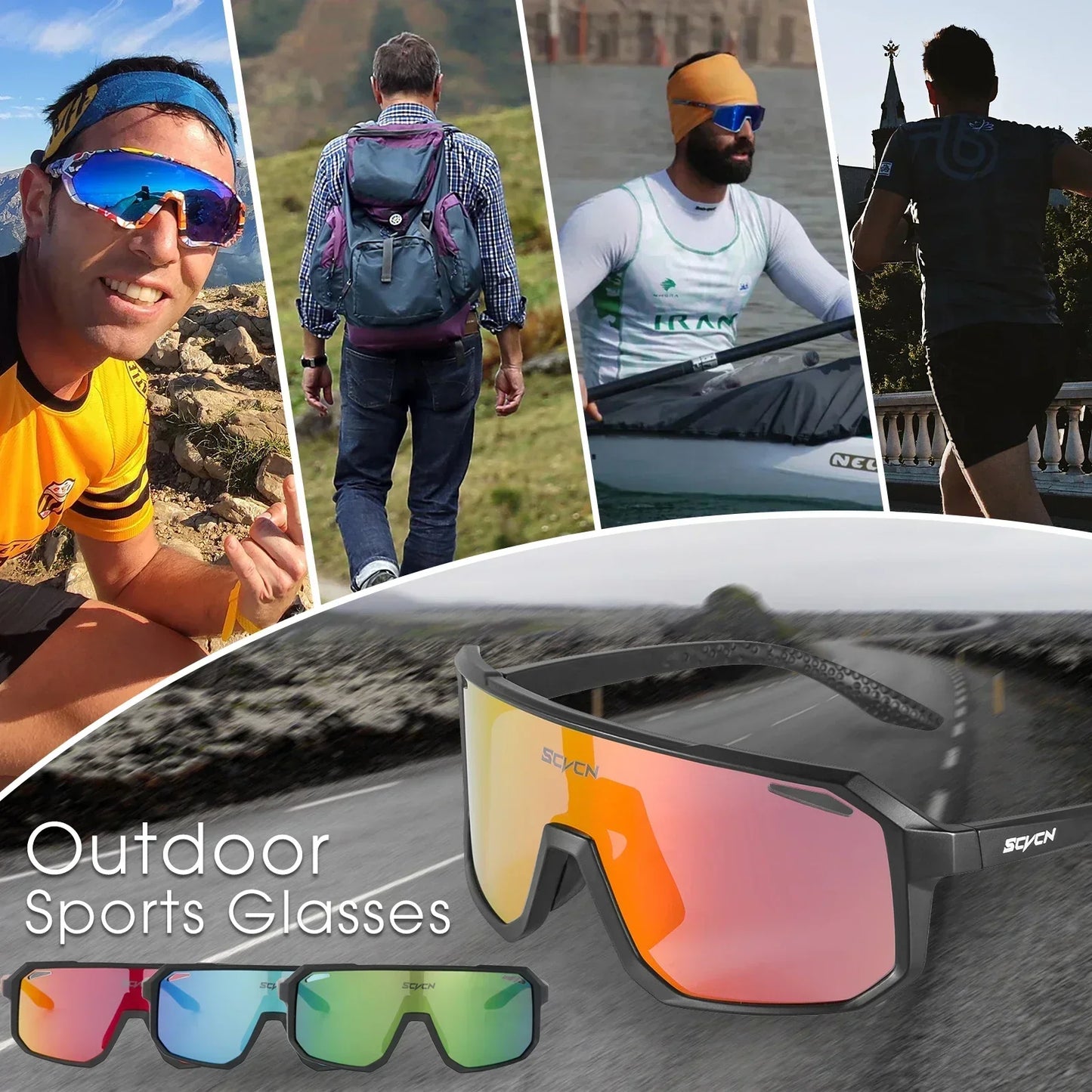 Skanto | UV400 Cycling Sunglasses - UVProtect