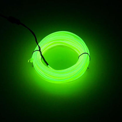 BowLift | 5m car interior accessories atmosphere lamp EL cold light line with USB DIY Decorative Dash board Console Door LED Ambient Light